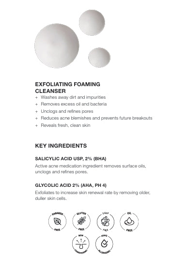Exfoliating Foaming Cleanser