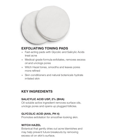 Exfoliating Toning Pads