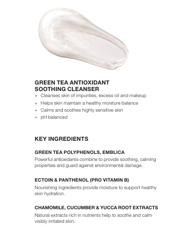 Green Tea Antioxidant Soothing Cleanser