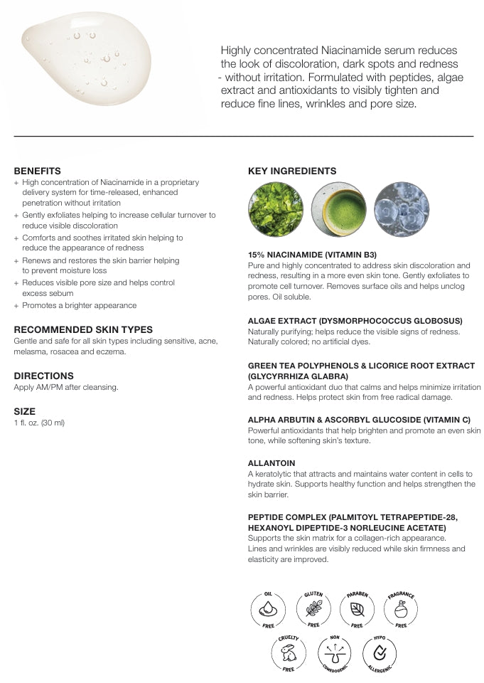 15% Niacinamide Pigment Correcting Serum